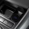 Proove - Car Charger with FM Modulator (FMSS30110003) - with Touch Screen, USB, Type-C, U-Disk, TF, Bluetooth 5.0, 30W - Grey