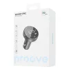 Proove - Car Charger with FM Modulator (FMSS30110003) - with Touch Screen, USB, Type-C, U-Disk, TF, Bluetooth 5.0, 30W - Grey