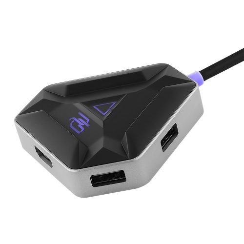 Proove - Docking Station Gaming Spectre 5in1 (HBPG10221205) - Type-C to 2x USB 3.0, Type-C, HDMI, PD100W - Dark Grey