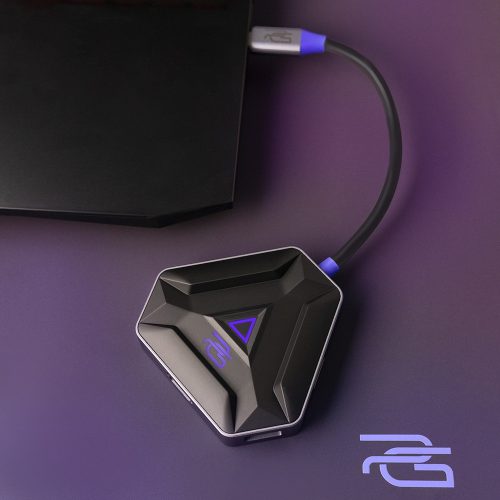 Proove - Docking Station Gaming Spectre 5in1 (HBPG10221205) - Type-C to 2x USB 3.0, Type-C, HDMI, PD100W - Dark Grey