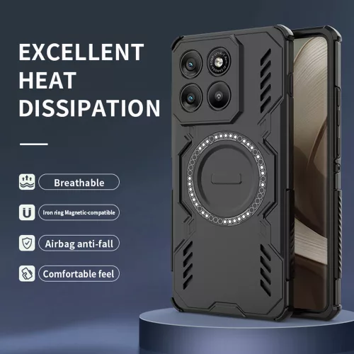Techsuit - ArmorMag ütésálló tok - Motorola Edge 70 - Fekete