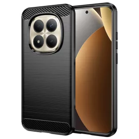   Techsuit - Carbon szilikon tok - Xiaomi Redmi Note 15 Pro+ 5G / Poco M8 Pro 5G - Fekete