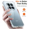Techsuit - Shockproof Átlátszó Ütésálló Szilikon tok - Xiaomi Redmi Note 15 Pro 4G - Átlátszó