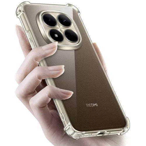 Techsuit - Shockproof Átlátszó Ütésálló Szilikon tok - Xiaomi Redmi Note 15 Pro+ 5G / Poco M8 Pro 5G - Átlátszó