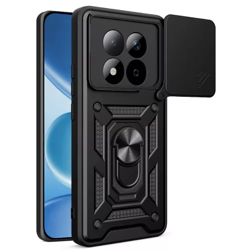 Techsuit - CamShield ütésálló tok - Xiaomi Redmi Note 15 Pro 5G - Fekete