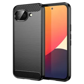 Techsuit - Carbon szilikon tok - Google Pixel 10a - Fekete