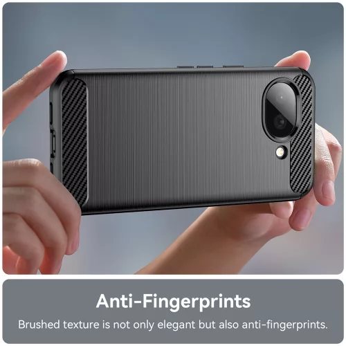 Techsuit - Carbon szilikon tok - Google Pixel 10a - Fekete