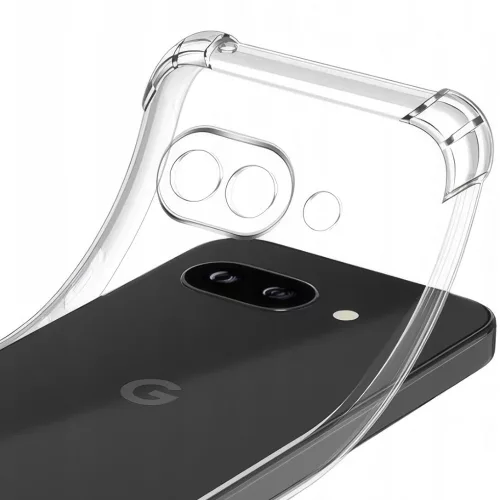 Techsuit - Shockproof Átlátszó Ütésálló Szilikon tok - Google Pixel 10a - Átlátszó