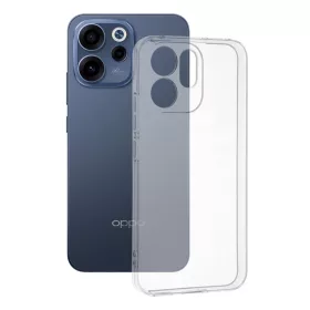   Techsuit - Clear Silicone tok - Oppo Reno 15 F / Reno 15 FS 5G - Átlátszó