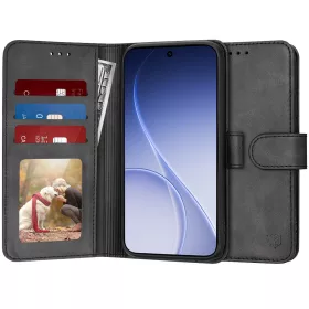   Techsuit - Diary Book kinyitható tok - Oppo Reno15 F / Reno15 FS 5G - Fekete