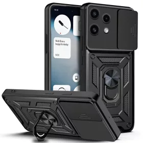   Techsuit - CamShield ütésálló tok - Nothing Phone (3a) Lite - Fekete