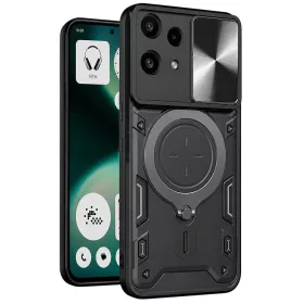   Techsuit - CamGuard Pro tok ütésálló tok - Nothing Phone (3a) Lite - Fekete