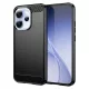 Techsuit - Carbon szilikon tok - Oppo Reno15 Pro - Fekete