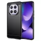 Techsuit - Carbon szilikon tok - Xiaomi Redmi Note 15 5G / Note 15 4G / Poco M8 5G - Fekete