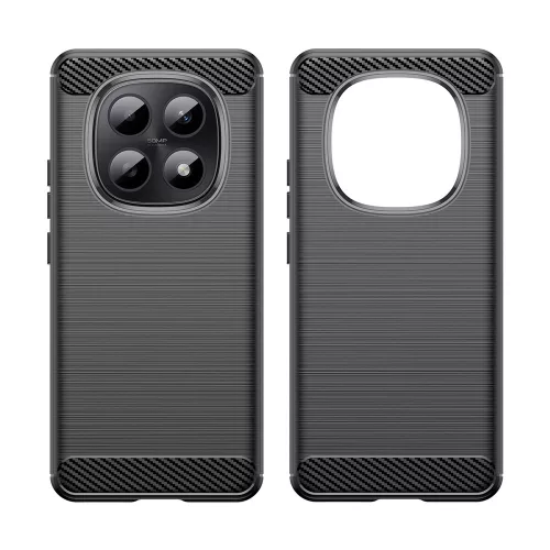 Techsuit - Carbon szilikon tok - Xiaomi Redmi Note 15 5G / Note 15 4G / Poco M8 5G - Fekete