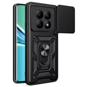   Techsuit - CamShield ütésálló tok - Xiaomi Redmi Note 15 5G / Note 15 4G / Poco M8 5G - Fekete
