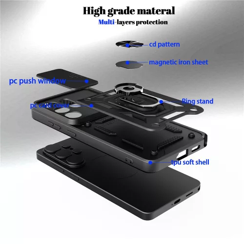 Techsuit - CamShield ütésálló tok - Xiaomi Redmi Note 15 5G / Note 15 4G / Poco M8 5G - Fekete