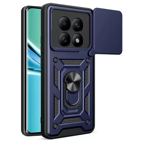 Techsuit - CamShield ütésálló tok - Xiaomi Redmi Note 15 5G / Note 15 4G / Poco M8 5G - Kék