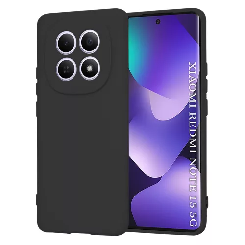 Techsuit - SoftFlex szilikon tok - Xiaomi Redmi Note 15 5G / Note 15 4G / Poco M8 5G - Fekete