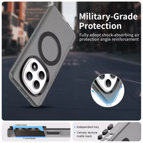 Techsuit - CandyCase MagSafe tok - Xiaomi Redmi Note 15 5G / Note 15 4G / Poco M8 5G - Fekete