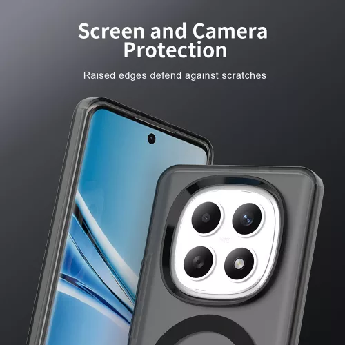 Techsuit - CandyCase MagSafe tok - Xiaomi Redmi Note 15 5G / Note 15 4G / Poco M8 5G - Fekete