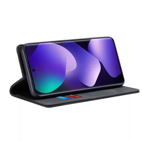 Techsuit - Confy Cover kinyitható tok - Xiaomi Redmi Note 15 5G / Note 15 4G / Poco M8 5G - Fekete