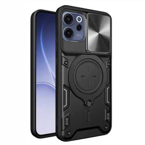 Techsuit - CamGuard Pro tok ütésálló tok - Oppo Reno15 F / Reno15 FS 5G - Fekete