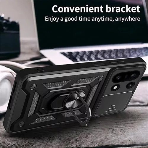 Techsuit - CamShield ütésálló tok - OnePlus 15 - Fekete