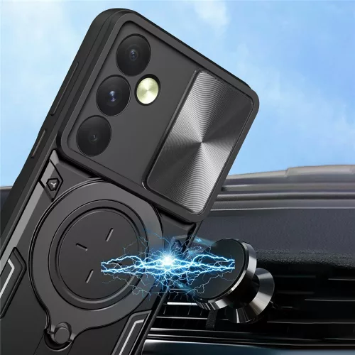 Techsuit - CamGuard Pro tok ütésálló tok - OnePlus 15 - Fekete