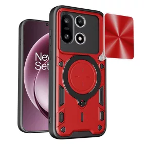   Techsuit - CamGuard Pro tok ütésálló tok - OnePlus 15 - Piros