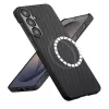 Techsuit - Aramid Fiber MagSafe tok - Samsung Galaxy S26 - Fekete