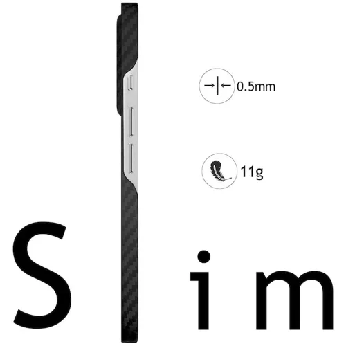 Techsuit - Aramid Fiber MagSafe tok - Samsung Galaxy S26 Ultra - Fekete
