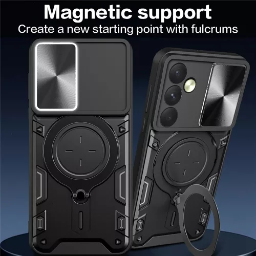 Techsuit - CamGuard Pro tok ütésálló tok - OnePlus 15R - Fekete