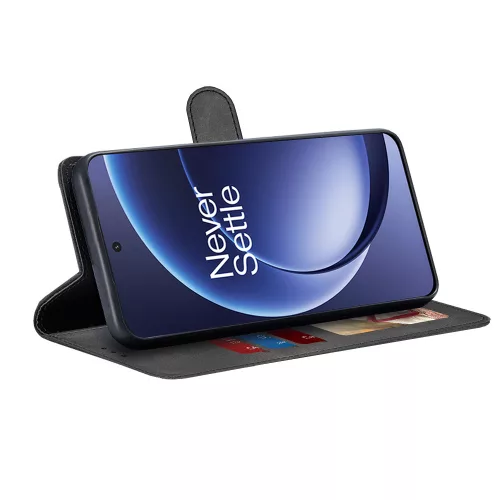 Techsuit - Diary Book kinyitható tok - OnePlus 15R - Fekete