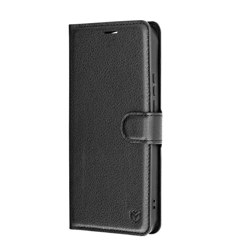 Techsuit - Leather Folio kinyitható tok - Xiaomi 17 Ultra - Fekete
