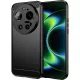 Techsuit - Carbon szilikon tok - Xiaomi 17 Ultra - Fekete