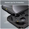 Techsuit - Carbon szilikon tok - Xiaomi 17 Ultra - Fekete