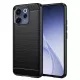 Techsuit - Carbon szilikon tok - Oppo Reno15 F / Reno15 FS 5G - Fekete