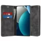 Techsuit - Confy Cover kinyitható tok - Xiaomi Redmi Note 15 Pro 4G - Fekete