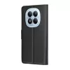 Techsuit - Leather Folio kinyitható tok - Xiaomi Redmi Note 15 Pro 4G - Fekete
