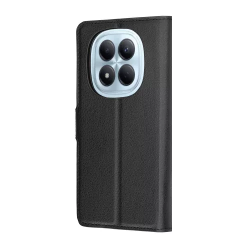 Techsuit - Leather Folio kinyitható tok - Xiaomi Redmi Note 15 Pro 4G - Fekete