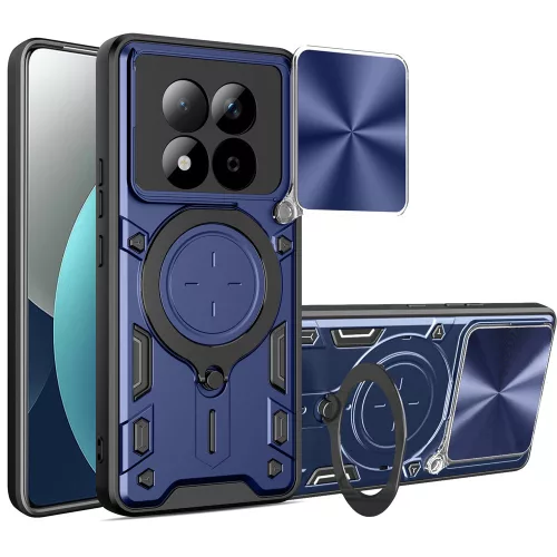 Techsuit - CamGuard Pro ütésálló tok - Xiaomi Redmi Note 15 Pro 4G - Kék