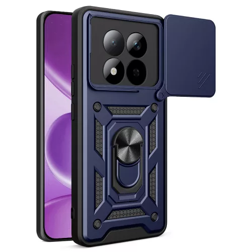 Techsuit - CamShield ütésálló tok - Xiaomi Redmi Note 15 Pro 4G - Kék