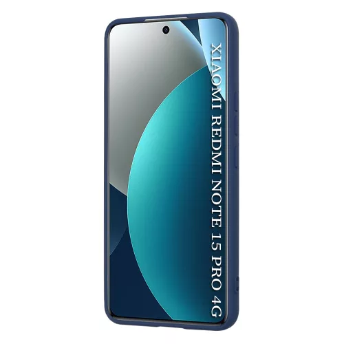 Techsuit - SoftFlex szilikon tok - Xiaomi Redmi Note 15 Pro 4G - Sötétkék