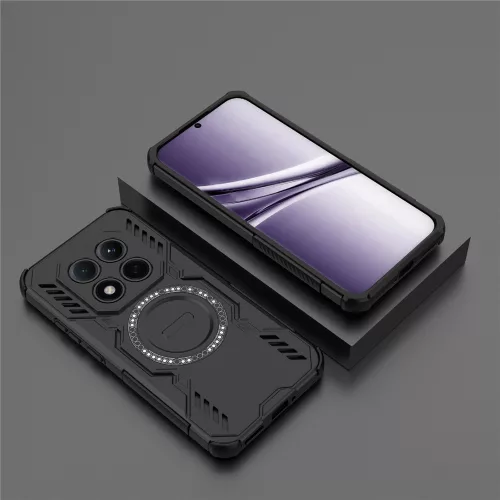 Techsuit - ArmorMag ütésálló tok - Xiaomi Redmi Note 15 Pro 4G - Fekete