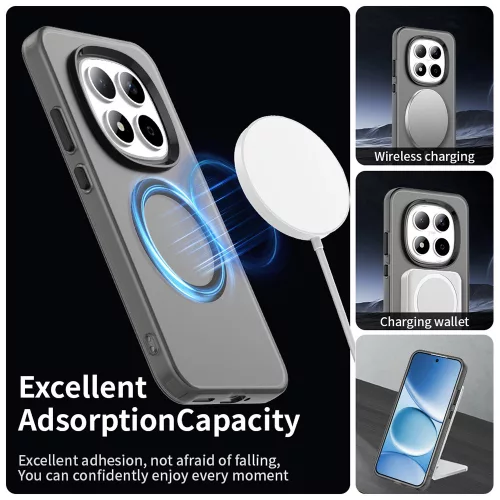 Techsuit - CandyCase MagSafe tok - Xiaomi Redmi Note 15 Pro 5G - Fekete