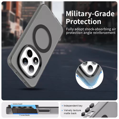 Techsuit - CandyCase MagSafe tok - Xiaomi Redmi Note 15 Pro 5G - Fekete