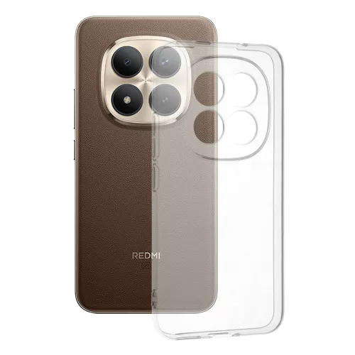 Techsuit - Clear Silicone - Xiaomi Redmi Note 15 Pro+ 5G / Poco M8 Pro 5G - Átlátszó tok