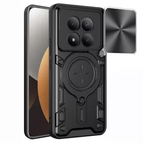   Techsuit - CamGuard Pro ütésálló tok - Xiaomi Redmi Note 15 Pro+ 5G / Poco M8 Pro 5G - Fekete