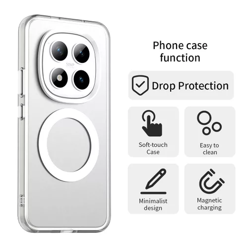 Techsuit - CandyCase MagSafe tok - Xiaomi Redmi Note 15 Pro+ 5G / Poco M8 Pro 5G - Fehér